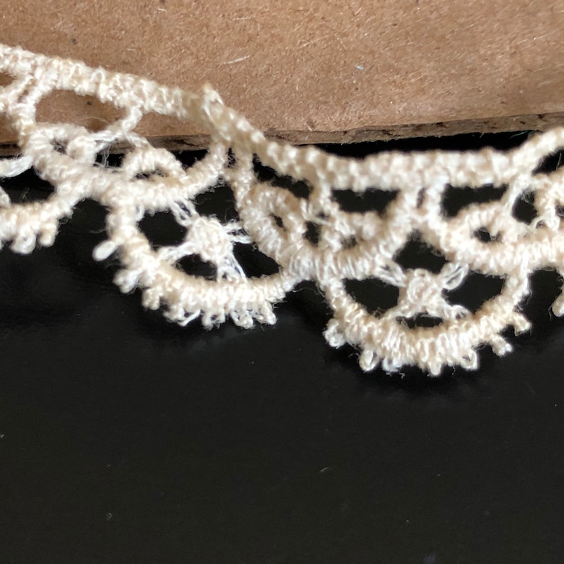 Beige Trim Vintage Beige Eyelet Trim Eyelet Trim