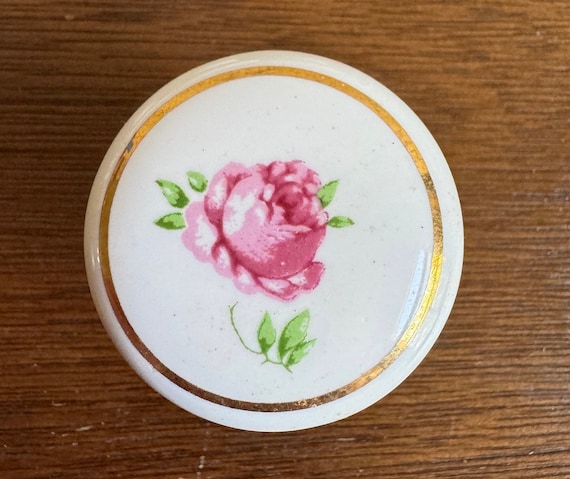 pink rose dresser knobs Pink Rose Knob
