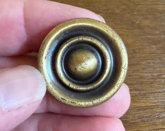 Vintage Brass Knob, Brass Knob, Brass Pull Knob