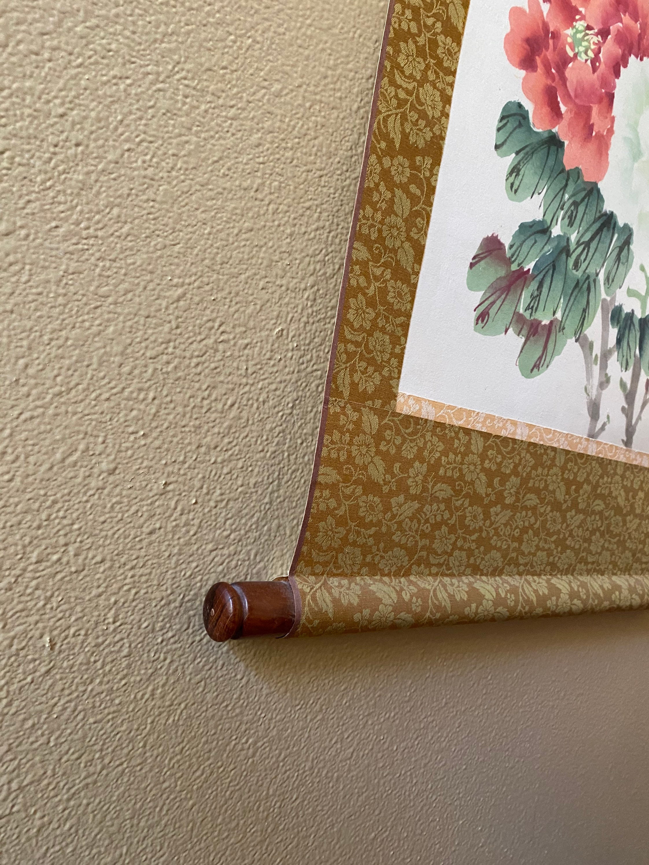 Vintage Japanese Wall Hanging Water Color Scroll Vintage Etsy.de