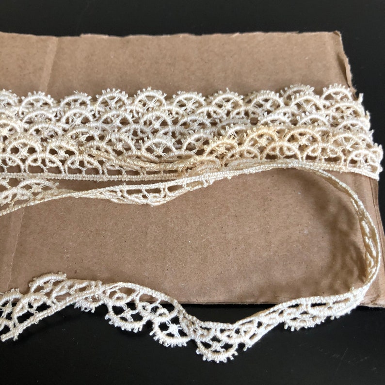 Beige Trim Vintage Beige Eyelet Trim Eyelet Trim
