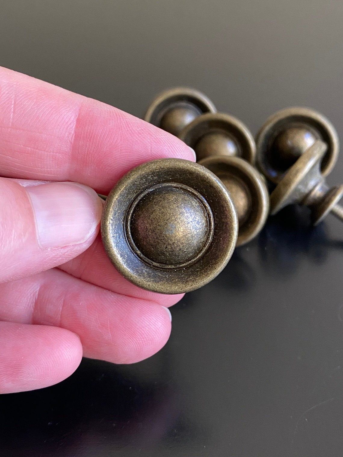 Vintage Brass Metal Drawer Knob Drawer Knobs Door Etsy