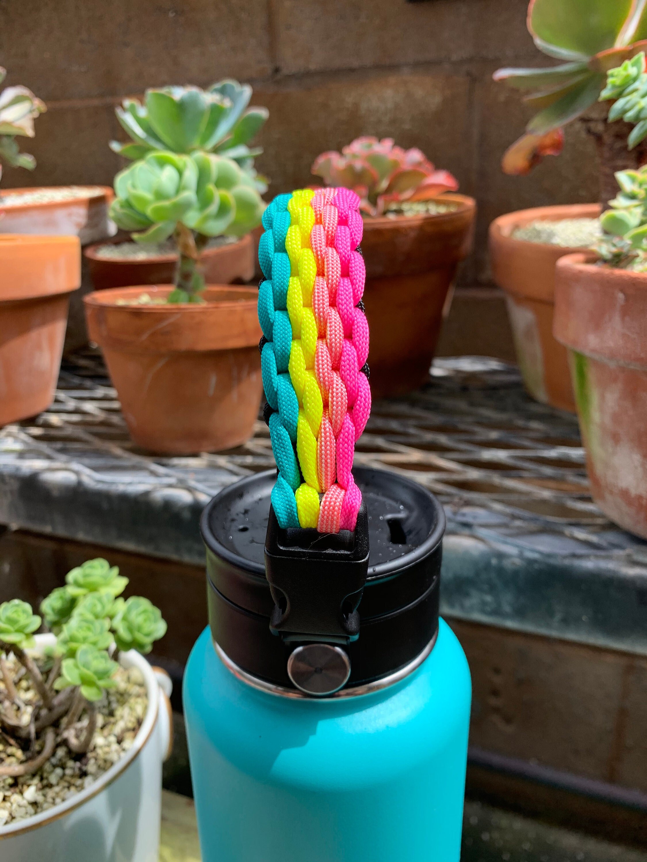 SendCord Paracord Handle for Hydro Flask Wide Mouth Water Bottles