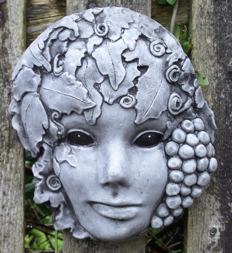 Beautiful Mother Nature Stone Garden Wall Plaque. Hook on Etsy UK