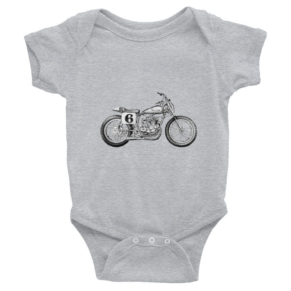 Tintabybulka Motorcycle Onesies Triumph Motorcycle Hipster Onesies