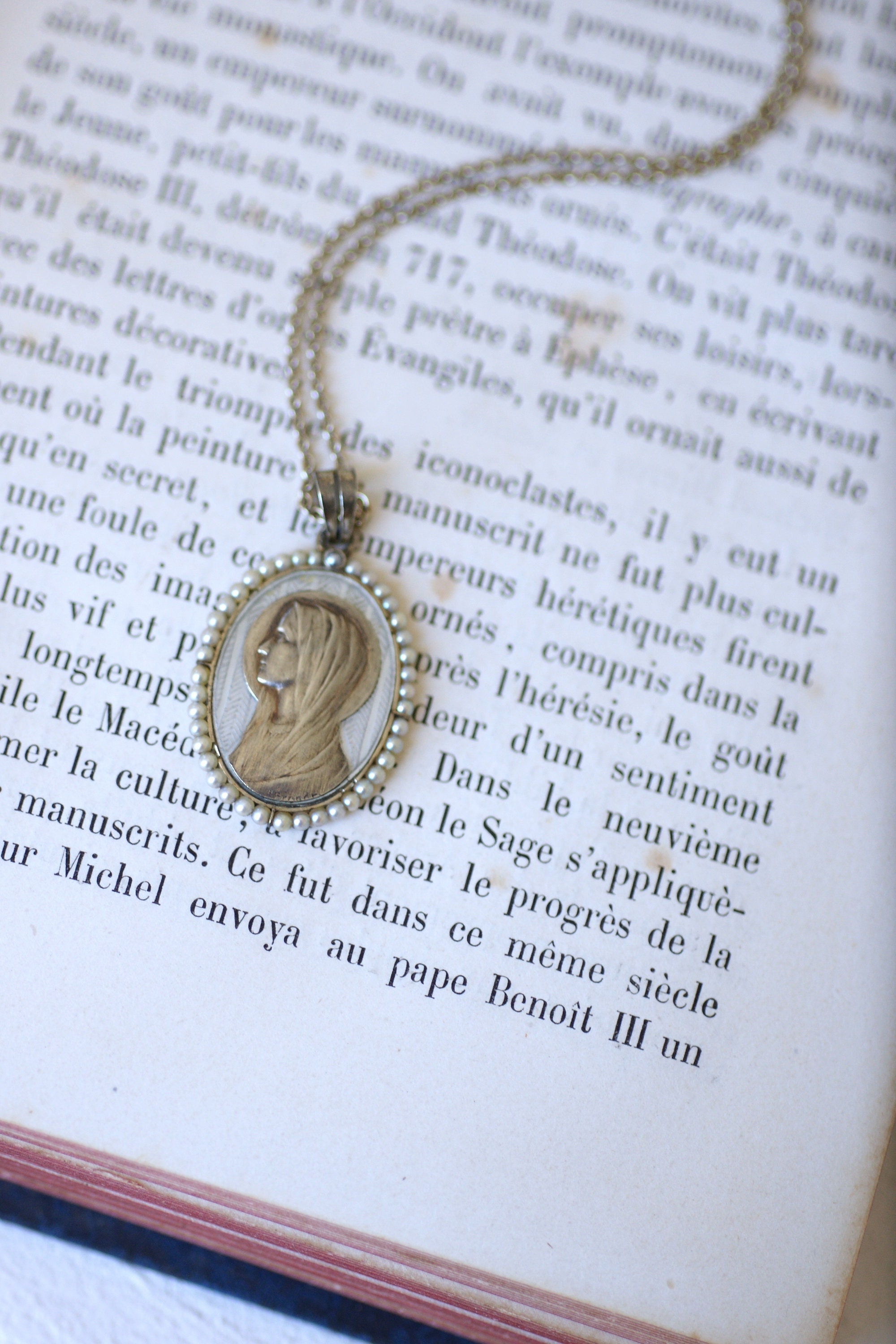 Médaille Religieuse Paul Brandt Vierge Marie En Or 18k - Occasion, Pour Baptême Ou Communion