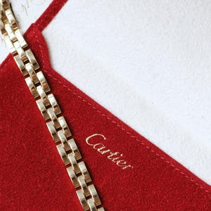 Cartier Panther Mesh Armband Gelbgold Bild 3