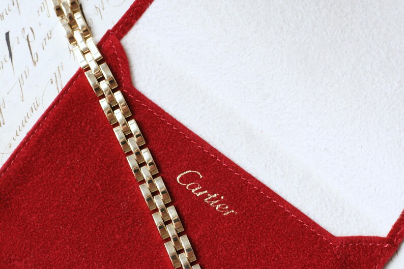 Cartier Panther Mesh Armband Gelbgold Bild 3