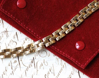 Cartier Panther Mesh Armband Gelbgold
