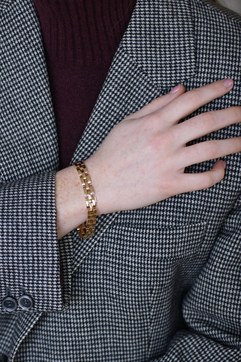 Cartier Panther Mesh Armband Gelbgold Bild 4