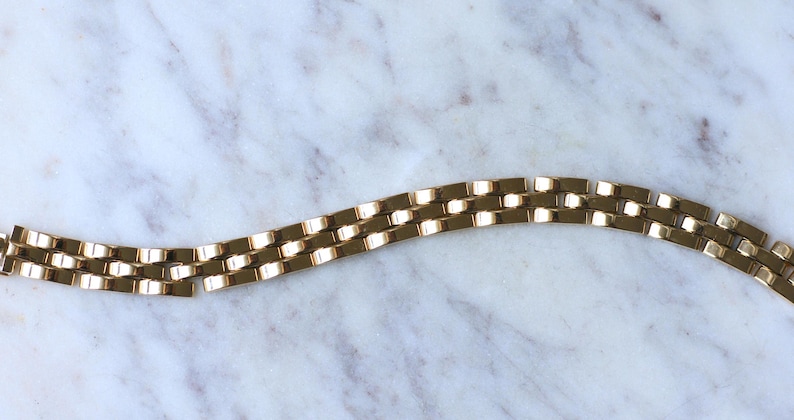 Cartier Panther Mesh Armband Gelbgold Bild 2