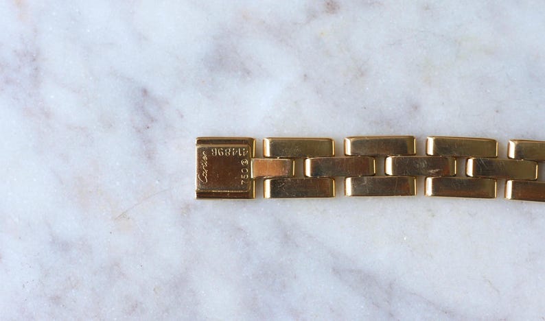 Cartier Panther Mesh Armband Gelbgold Bild 8
