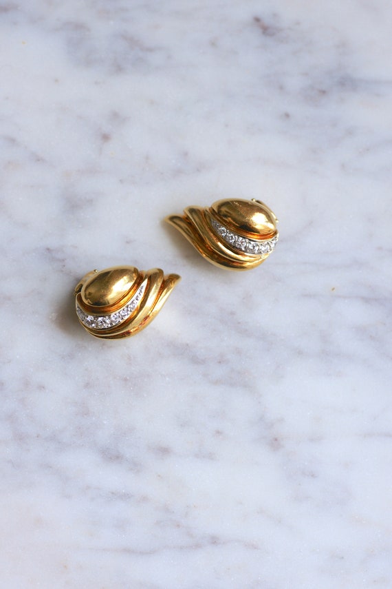 Boucles D'oreilles Vintage Clips – Anciennes – Réf. 349 – Occasion