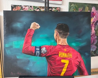 Ronaldo, масрися живопись, орирись, Portugal, спорись, fussball, strechleinen, für ihn, realismus.