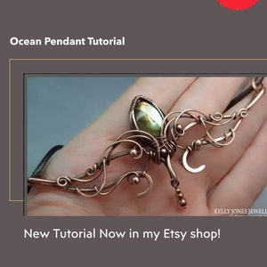 Ocean Necklace Tutorial. An instant download, pdf file.