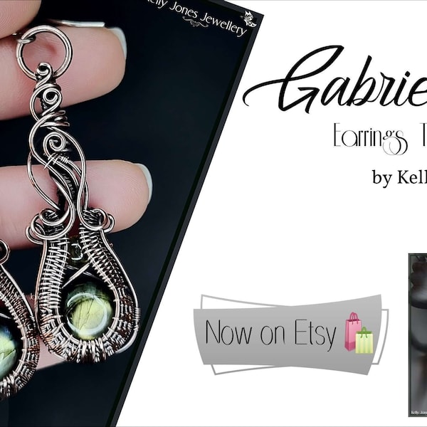 Gabriella Earrings Tutorial. Learn to make this beautiful design with one simple download.