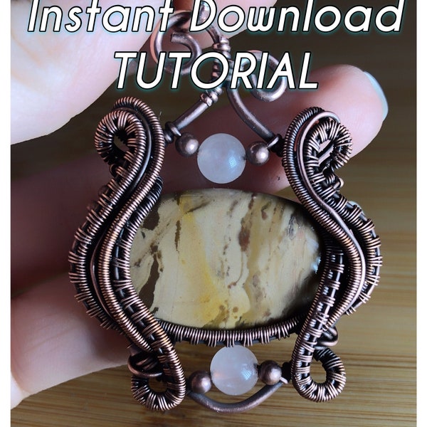 Emily Pendant Tutorial. A step by step written tutorial with over 90 high quality images.