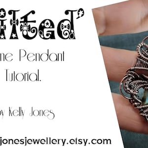 Tilted Frame Pendant Tutorial. A PDF Instant Download Tutorial with 69 pages and over 350 detailed images to follow along at your own pace.