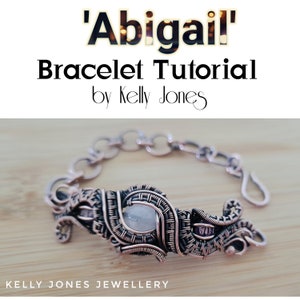 Abigail Bracelet Tutorial. A 64 page instant tutorial with over 300 images to follow along at your own pace.  Level – intermediate.