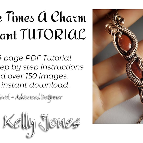Wire Wrapped Pendant Tutorial - Etsy