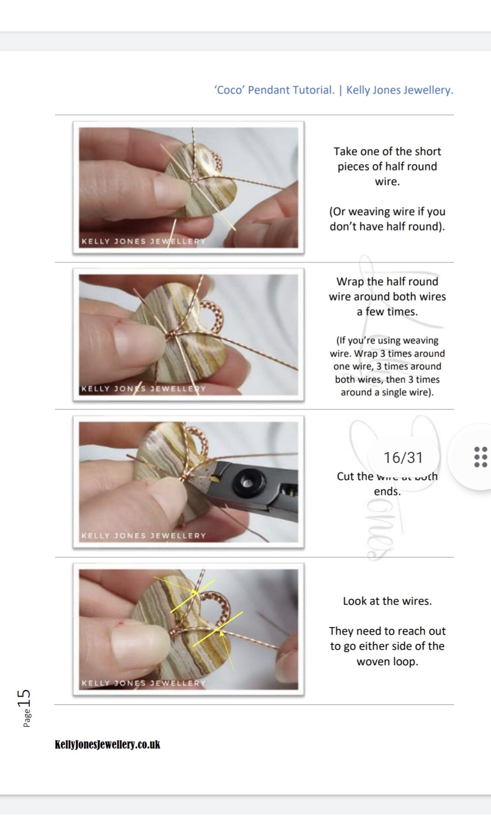 Coco Tutorial. Wire Wrap Pdf Tutorial Download. Many Pages and Hundreds ...