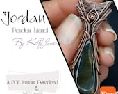 Wire Wrap Pendant Tutorial: 'Jordan' PDF (Instant Download)