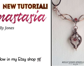 Anastasia Pendant and Top Piece Tutorial. An instant download, pdf file.