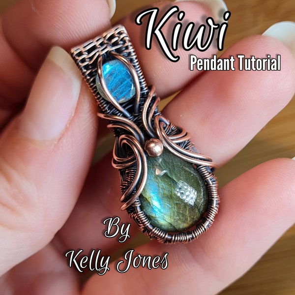 Pendant Tutorial 'Kiwi' is an instant download pdf file. This step by step tutorial is easy to follow. Recommended for an advanced beginner.