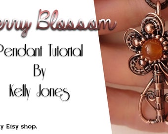 Cherry Blossom Pendant Tutorial is an instant download , it's easy to follow and has many images for you to follow along at your own pace.