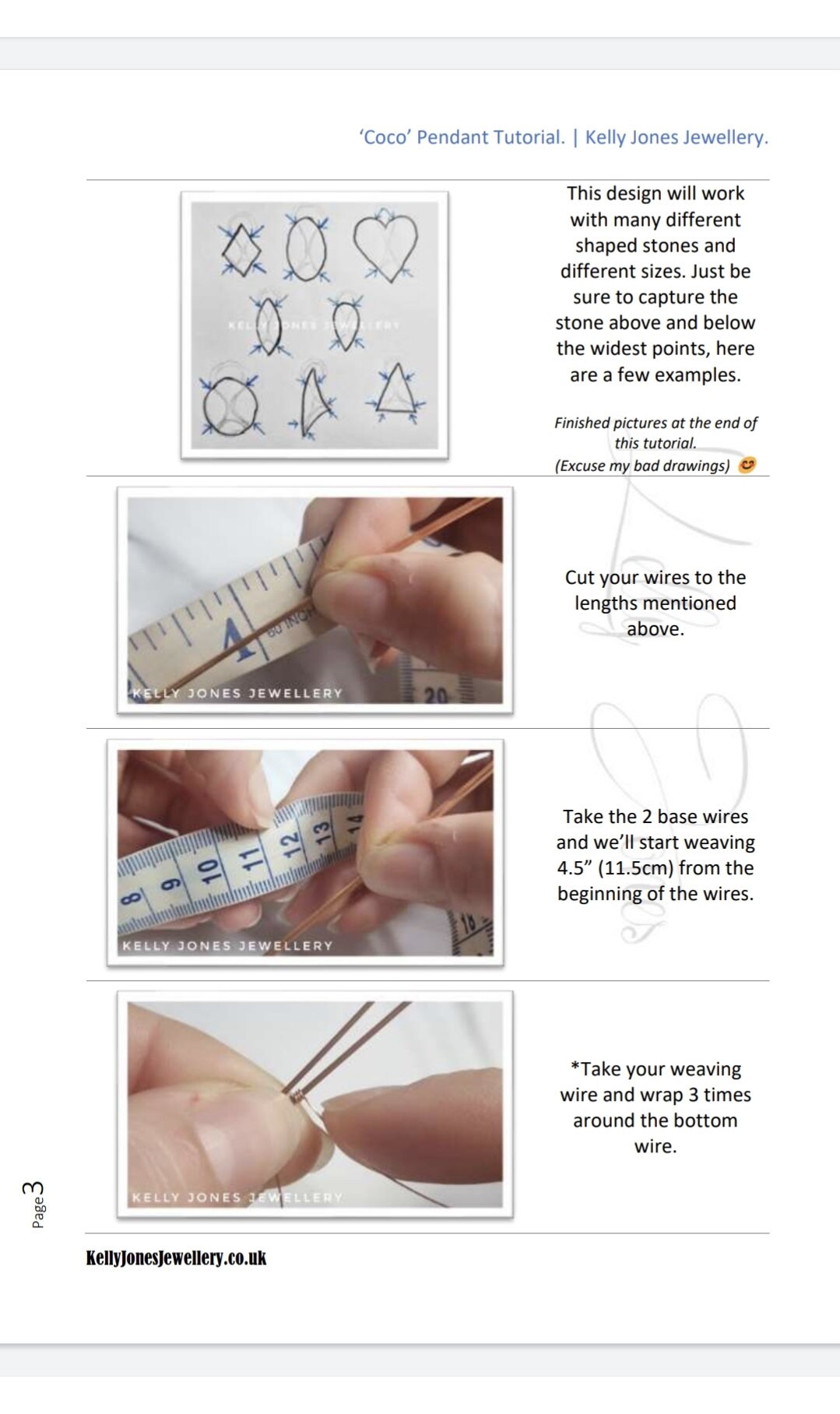 Coco Tutorial. Wire Wrap Pdf Tutorial Download. Many Pages and Hundreds ...