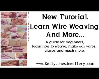 This tutorial download is a bundle pack full of small tutorial techniques to help you weave, make ear wires, clasps and much more. Beginner.