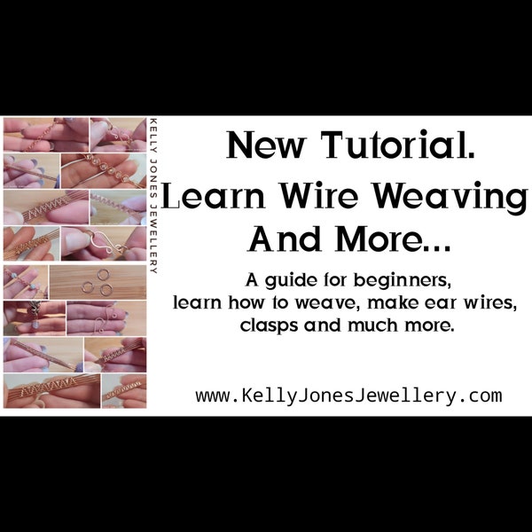 This tutorial download is a bundle pack full of small tutorial techniques to help you weave, make ear wires, clasps and much more. Beginner.