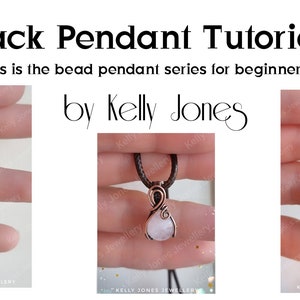 3 Pack. This purchase contains 3 Tutorials. The Bead Pendant Series For Beginners.