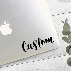 Custom Laptop Sticker, Custom Vinyl Decal, Custom Decal, Decals, Car Decal, Custom Vinyl Sticker, Create Your Own Decal, Custom Stickers