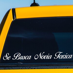 Se Busca Novia Toxica Sticker, Toxica Sticker, Trokiando Sticker, Se Busca Toxica Sticker, Truck Decal, La Mamalona Sticker, Se Busca Novia