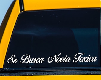Se Busca Novia Toxica Sticker, Toxica Sticker, Trokiando Sticker, Se Busca Toxica Sticker, Truck Decal, La Mamalona Sticker, Se Busca Novia
