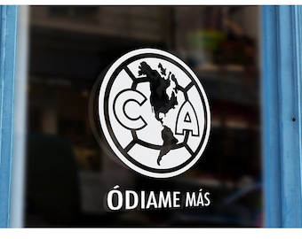 America Liga MX Car Decal with FREE "Odiame Mas" with your order! | Liga MX Decal, Sports Decal