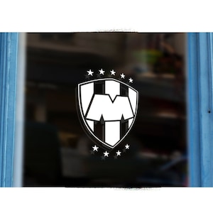 Rayados Monterrey Liga MX Car Decal, Sports Car Decal, Liga MX Decal
