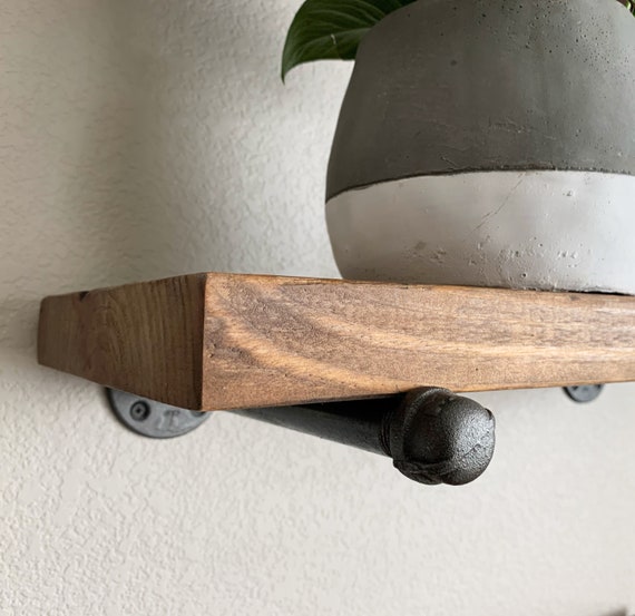 One Floating Shelf Modern Farmhouse Shelf Rustic Plant - Etsy