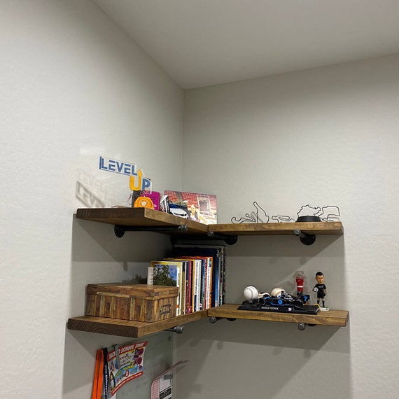 Corner Craft Shelf, Desktop Corner Shelf