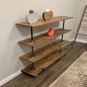 Industrial Rolling Garment Rack: Multiple Shelf Clothing & Shoe Storage image 1