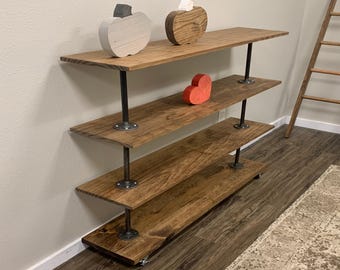 Industrial Rolling Garment Rack: Multiple Shelf Clothing & Shoe Storage