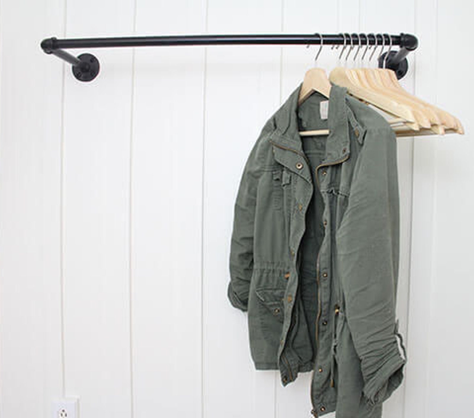 Acrylic Hangers: Black 14 Inch Acrylic Skirt Hanger (dz)