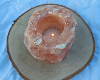 Himalayan Salt Candle Holder