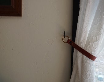 Leather Curtain Tie Backs