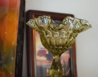 Vintage Midcentury Pedestal Candy Dish