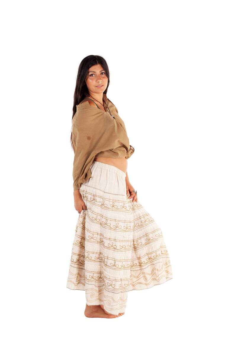 long peasant skirt