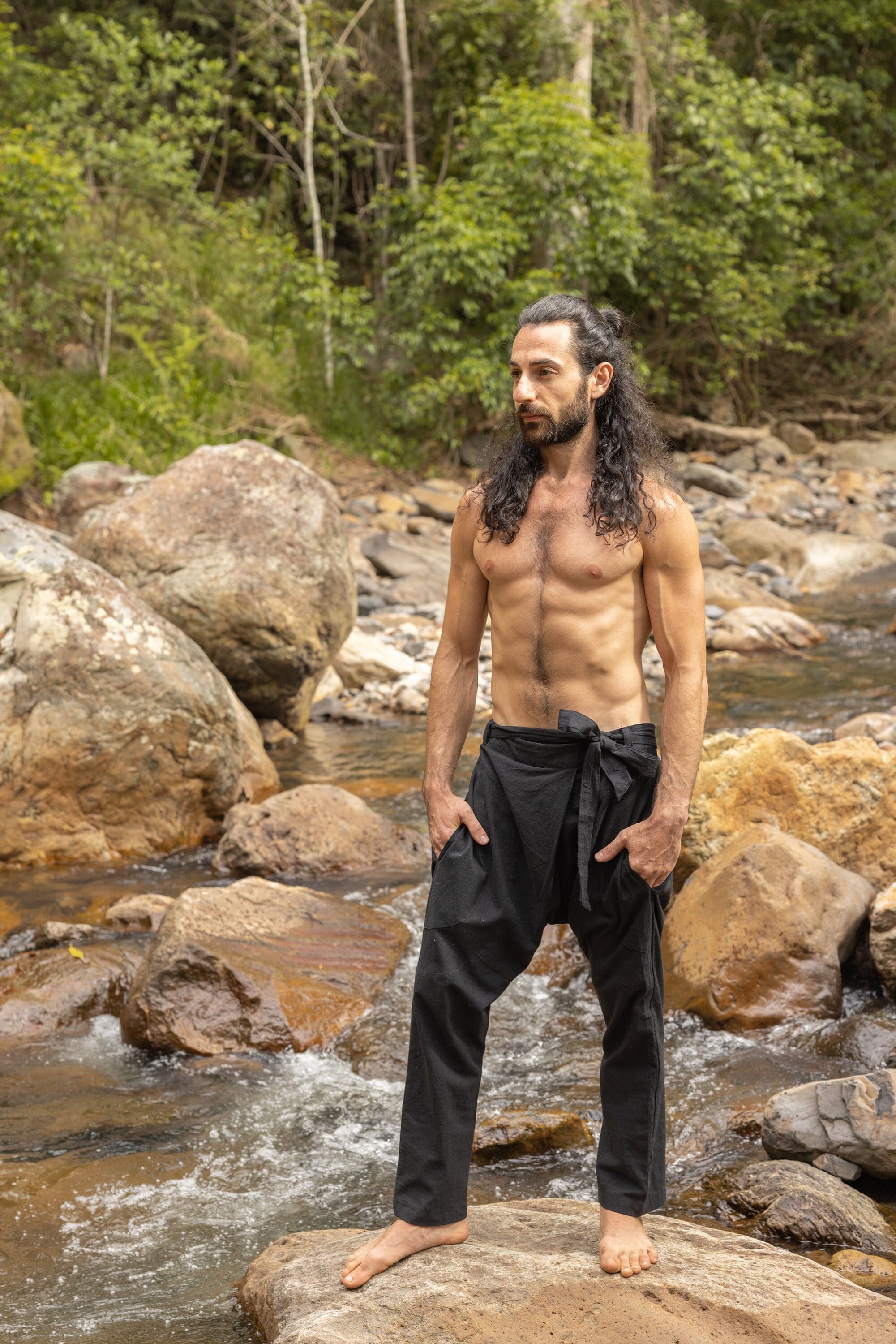 Buddha Meditation Pants - Buddhist Symbols - Thai Fisherman Pants & Harem  Pants for Men and Women