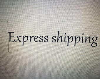 Shipping upgrade to Express post