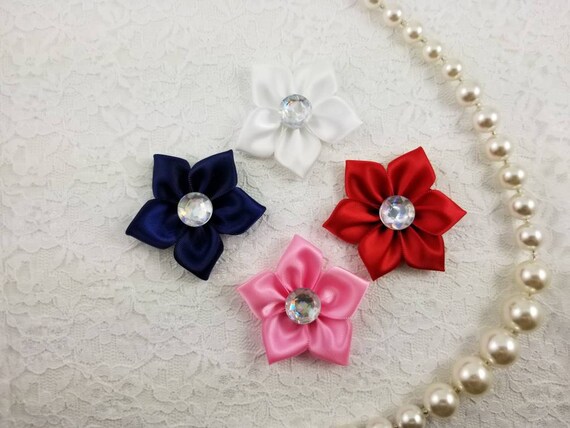 little flower hair clips